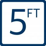 Pool Depth 5 ft