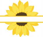 Sunflower Monogram