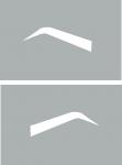Eyebrow Stencil #8