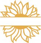Sunflower Monogram