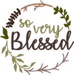 So Very Blessed Wreath