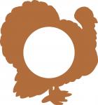 Turkey Monogram Frame