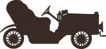 Antique Car Silhouette