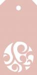 Swirls Rectangle Tag