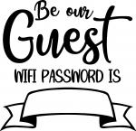 Be Our Guest Wifi Password