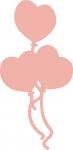 Heart Balloons Silhouette