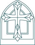 Fancy Cross in Window Single Stroke