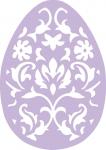 Damask Filigree Egg Solid
