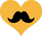 Mustache Heart