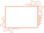 Floral Rectangle Frame