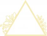 Floral Triangle Frame
