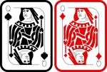 Queen of Spades & Diamonds