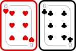 6 Hearts & Clubs