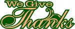 We Give Thanks