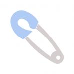 Baby Diaper Pin