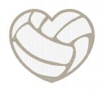 Volleyball Heart