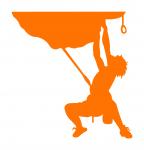 Hanging Rock Climber