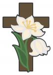 Lilies and Cross