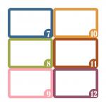 4"x6" Number Frames