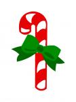 Candy Cane and Bow