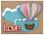 Hot Air Balloon card