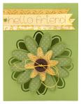Layered Flower Friend Card