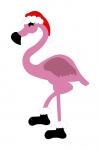 Flamingo Santa