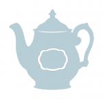 Vintage Teapot with Label