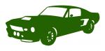 Need 4 Speed Muscle Car Silhouette