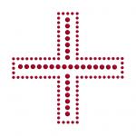 Rhinestone Nurse Cross