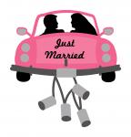 Just Married Car