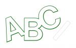 ABC Chalk Letters