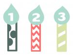 Birthday Candle Tags