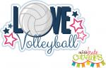 Love Volleyball Title
