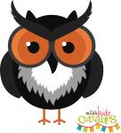 Black Halloween Owl