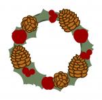 Pinecone Apple Wreath