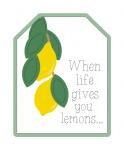Life Lemons Fruit Tag