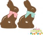 Chocolate Easter Bunny Set