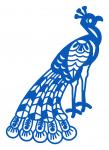 Indian Woodblock Peacock