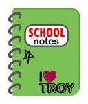 School Doodled Notebook