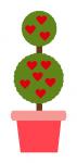 Heart Topiary Tree