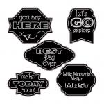 Wise Words Cutting Collection: Chalkboard Labels