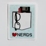 I Love Nerds Card