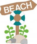 On the Coast Collection: Beach Sign