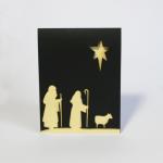Collection-Cut A-Way Christmas Cards: Shepherds
