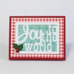 Collection-Cut A-Way Christmas Cards: Joy to the World
