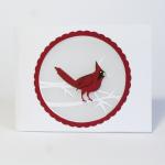 Collection-Cut A-Way Christmas Cards: Cardinal