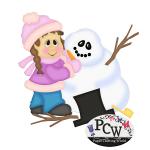 QTP Building Snowman-Girl