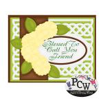 Celtic Knot Blessed Friend Card