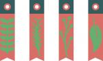 Leafy Flag Tags